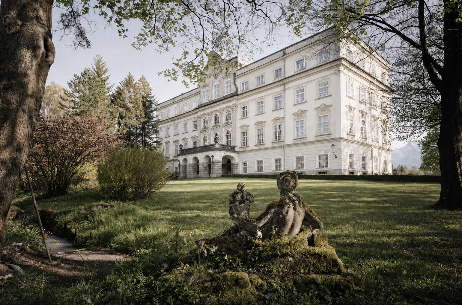 Leopoldskron Palace, the famous Trapp Family Villa from The Sound of Music in Salzburg