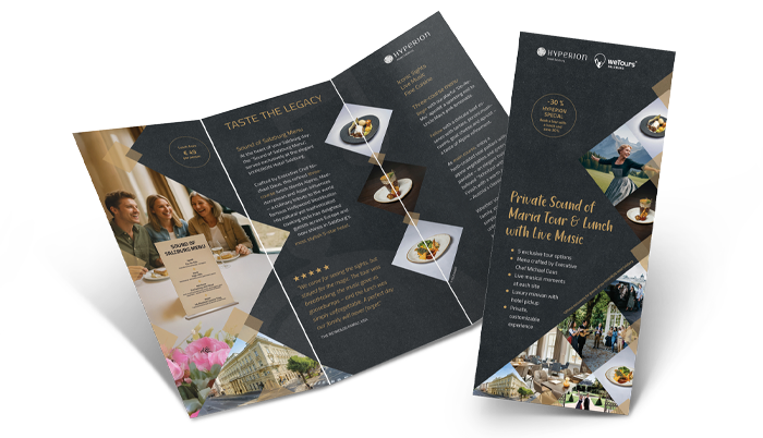 Flyer preview: Sound of Salzburg Menu – Tour and Lunch Experience