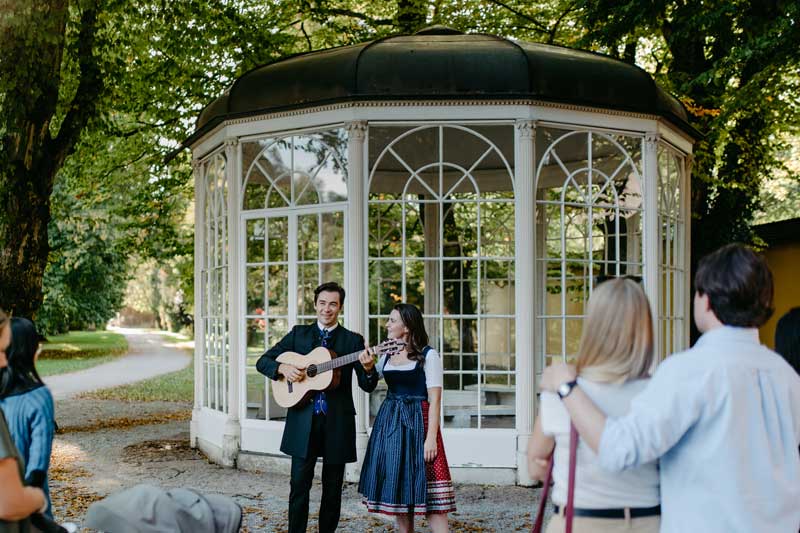 Sound of Music Pavilion in Hellbrunn during the weTours tour – preview image