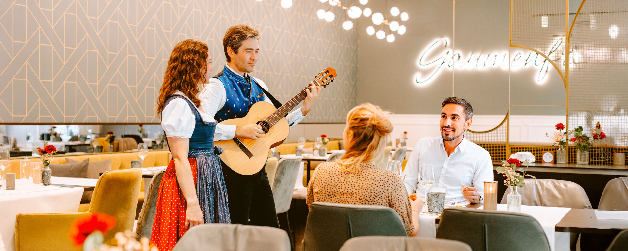 Sound of Salzburg Menu dining experience with live music at Hyperion Hotel Salzburg