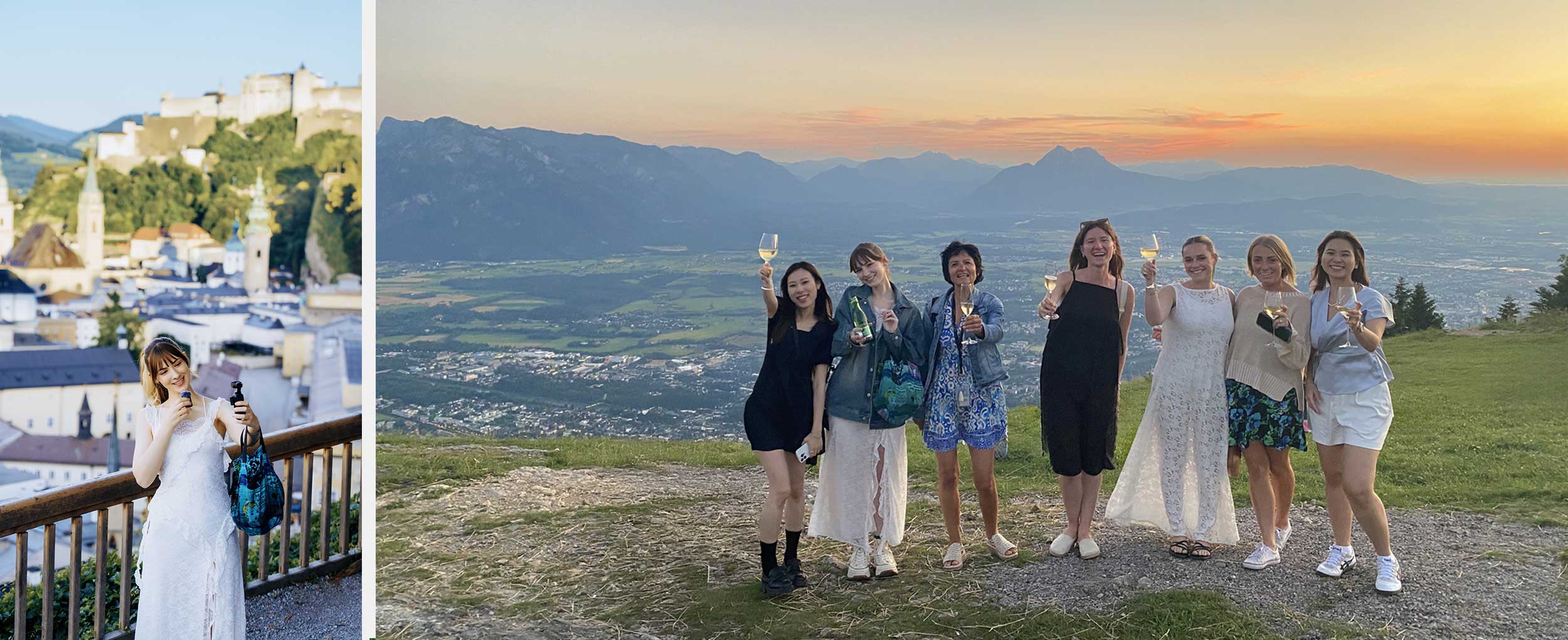 Salzburg Sunset & Night Experience with views from Mönchsberg and Gaisberg summit