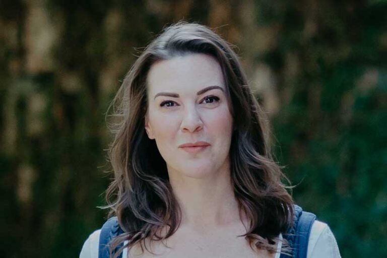 Portrait of Dana Hammett, singer in Salzburg