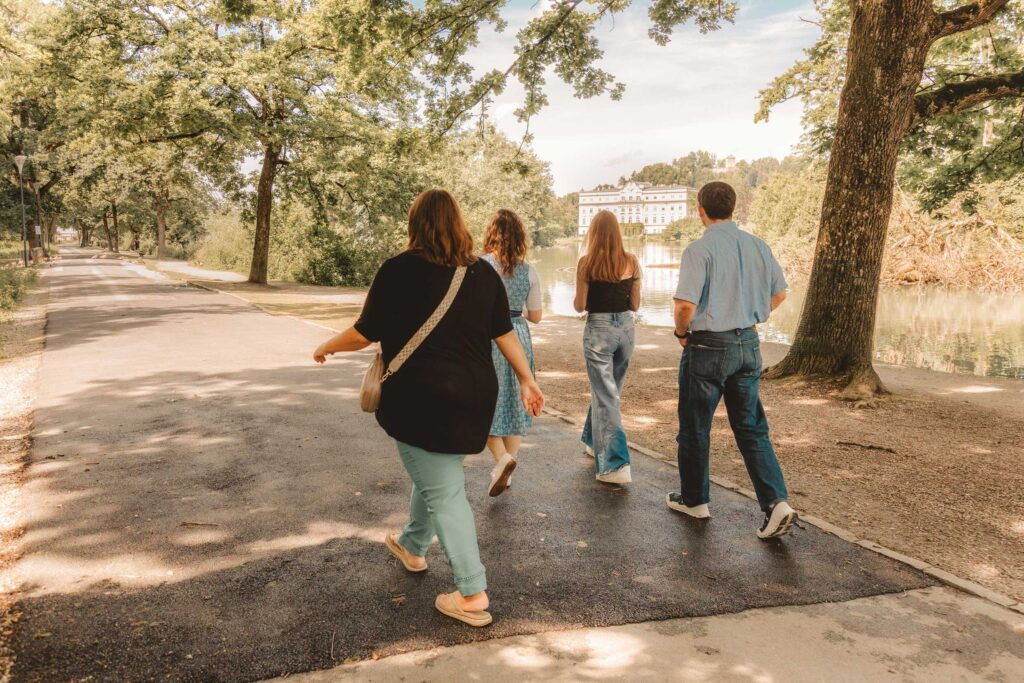Schloss Leopoldskron filming location of the Trapp family home on the Sound of Music Tour Salzburg and Lake District