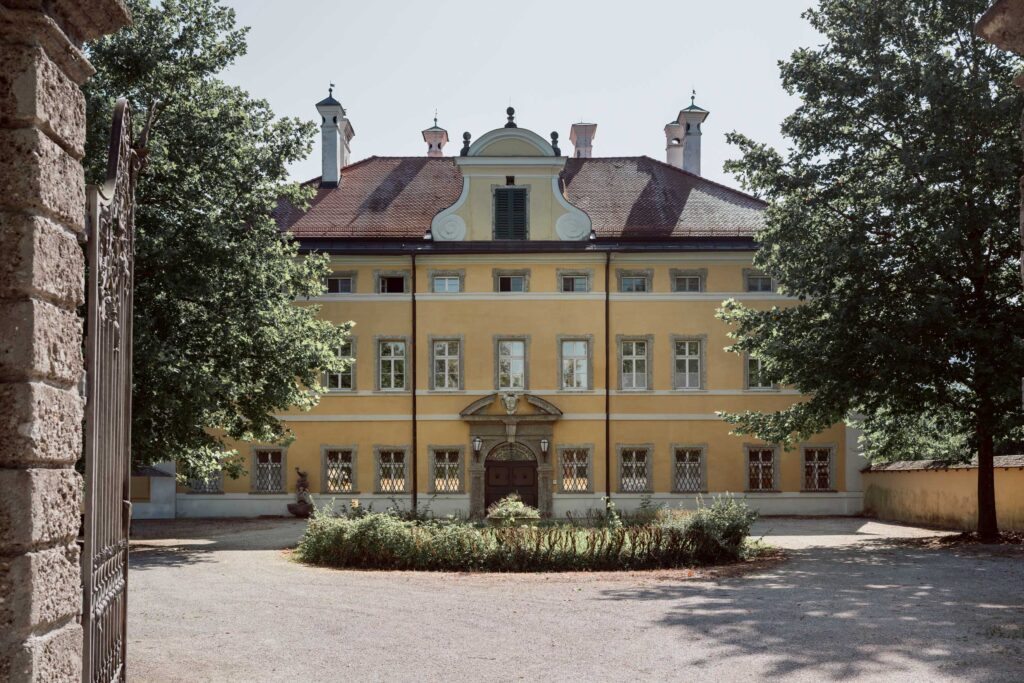 Frohnburg Palace in Salzburg, used as the Trapp Villa exterior in the Sound of Music
