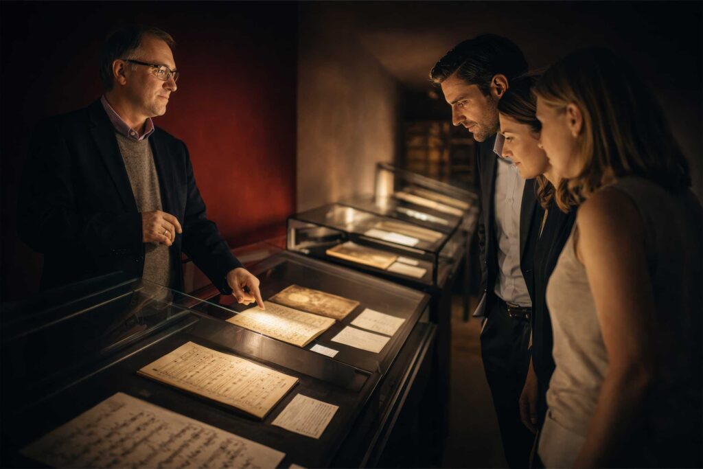Mozart autograph manuscripts Stiftung Mozarteum Salzburg vault Mozart Legacy in Salzburg