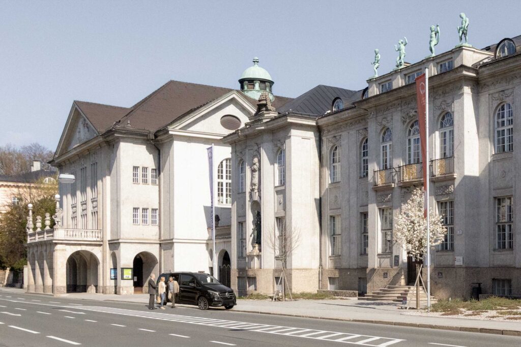 Stiftung Mozarteum Salzburg exterior building Mozart Legacy in Salzburg