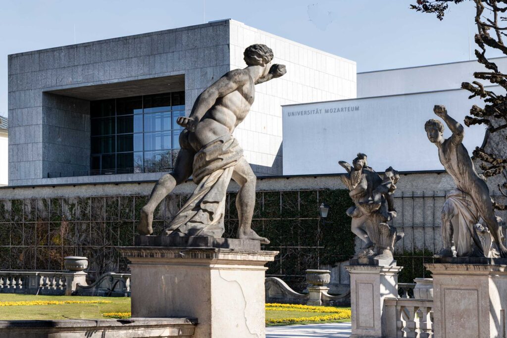 University Mozarteum Salzburg Mirabell Gardens Mozart Legacy in Salzburg