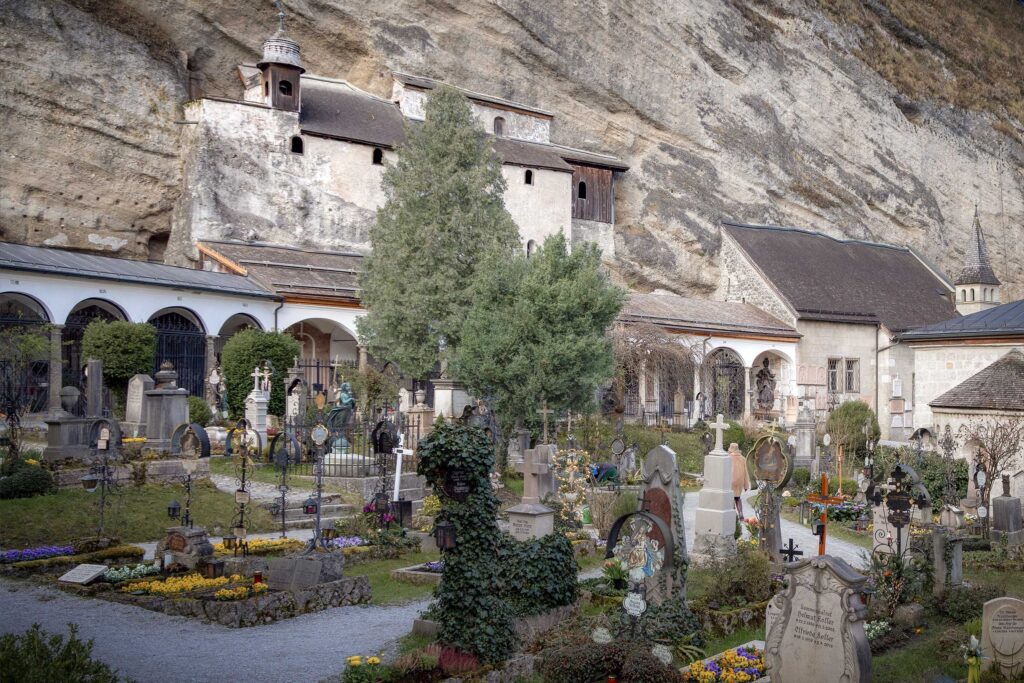 Private Mozart tour Salzburg at St. Peter’s Cemetery in the historic Old Town