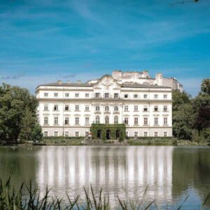 Leopoldskron Palace, the iconic Sound of Music filming location in Salzburg.