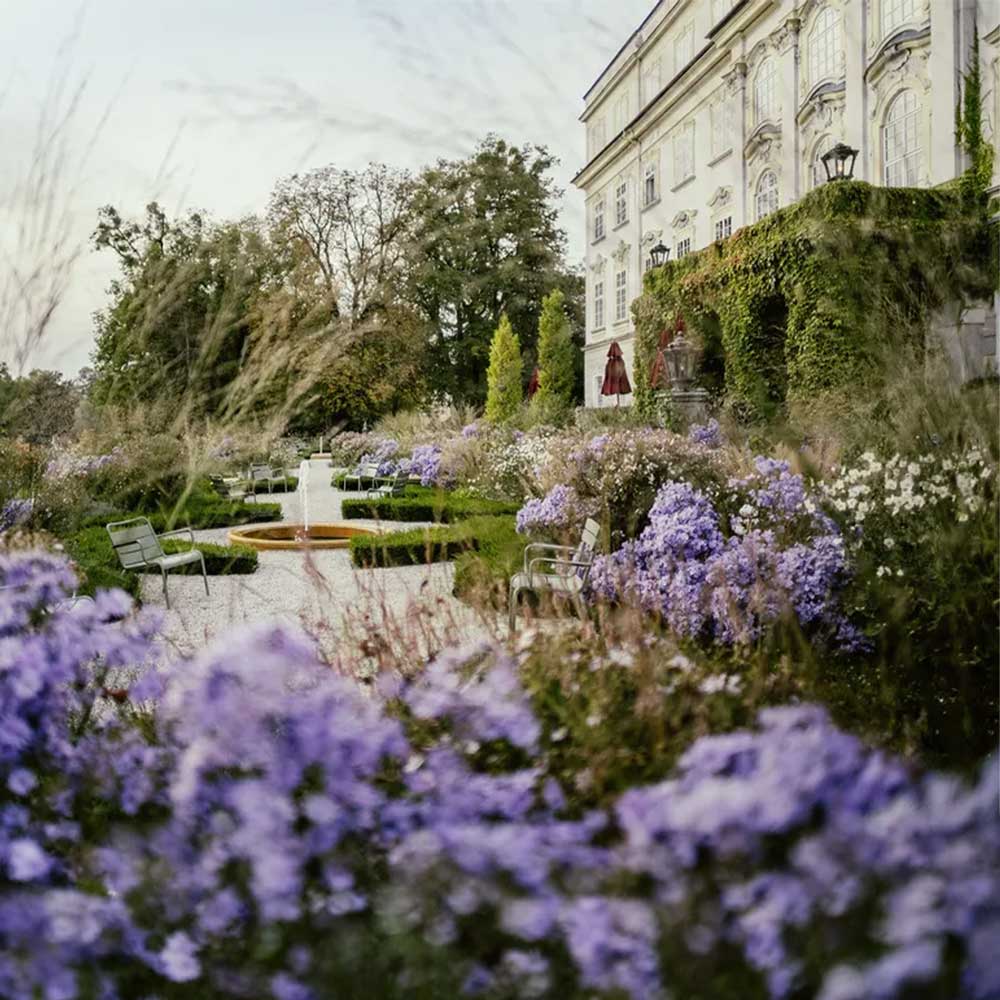 Schloss Leopoldskron Garden Garden at Schloss Leopoldskron, historic palace and Sound of Music filming location