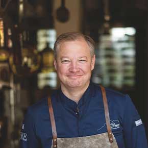 Andreas Döllerer, chef behind the gourmet picnic at the Sound of Music Meadow