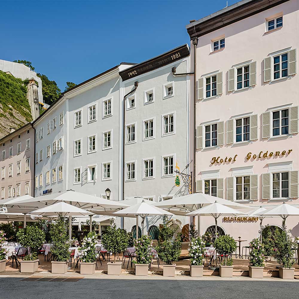Hotel Goldener Hirsch Salzburg Old Town Hotel Goldener Hirsch Salzburg in the historic Old Town