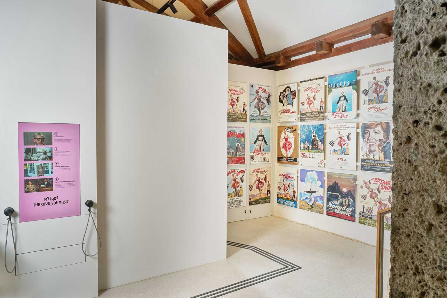 international Sound of Music film posters at Sound of Music Salzburg